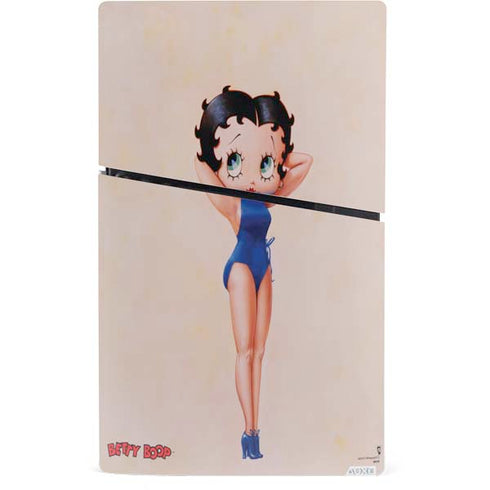 Betty Boop Swimsuit PS5 Slim Digital Edition Console Skin